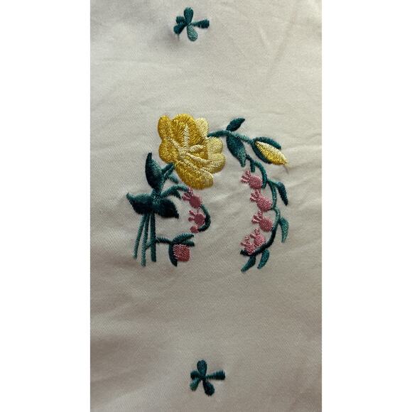 Vintage Y2K Betsey Johnson Babydoll Dress Sz 4 Floral Embroidered Pin Up Lace - Picture 4 of 13